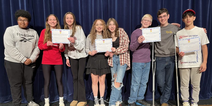 8th Grade Poetry Slam Participants
