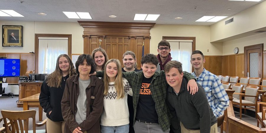 TV Senior take part in Mock Trial at Law Day at Sullivan County Courthouse