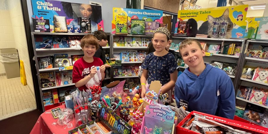 Elementary Students at the June 2023 Book Fair