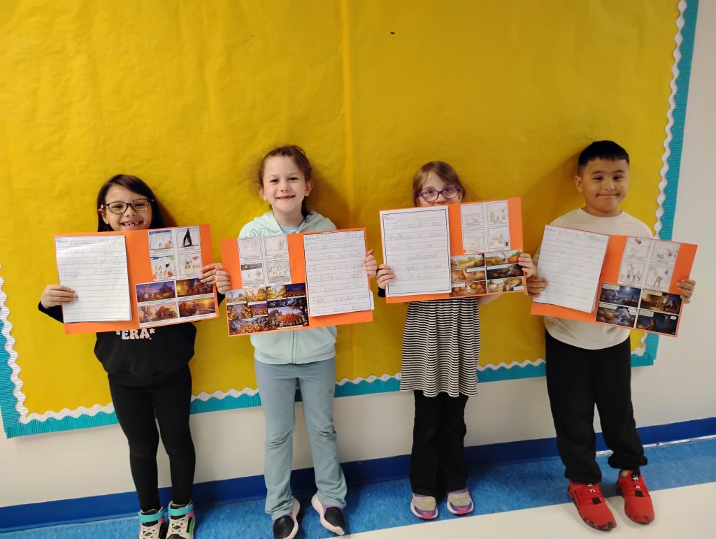 Second Graders explore storytelling and AI