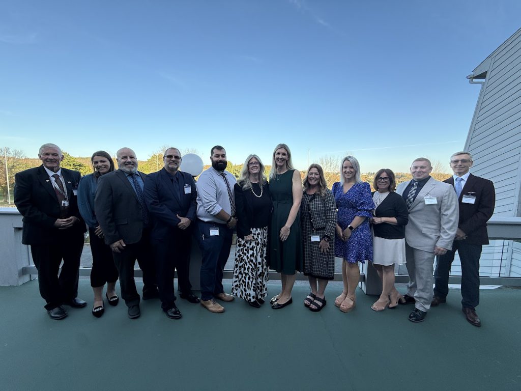 Tri-Valley District leaders and BOE members with SCSBA Award Recipients