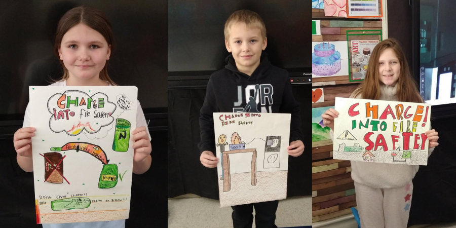 Fire Safety Poster Contest Winners December 2025