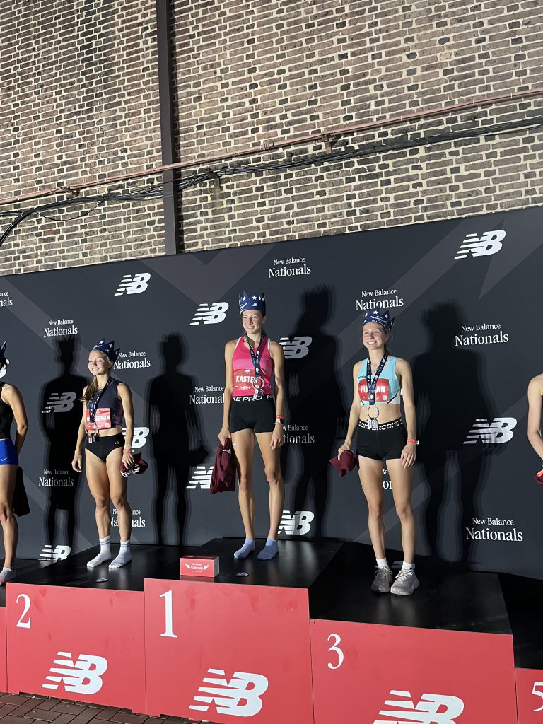 Anna Furman at the New Balance Outdoor Track and Field Nationals