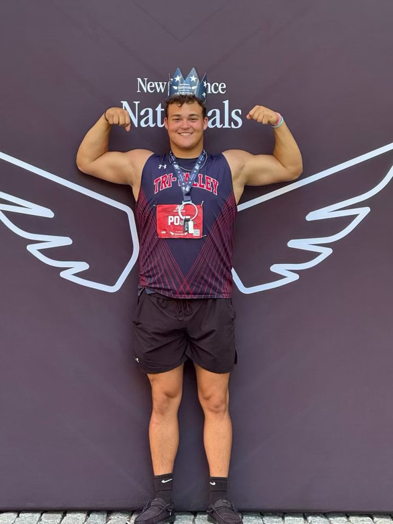 Kane Poje at the New Balance Outdoor Track and Field Nationals